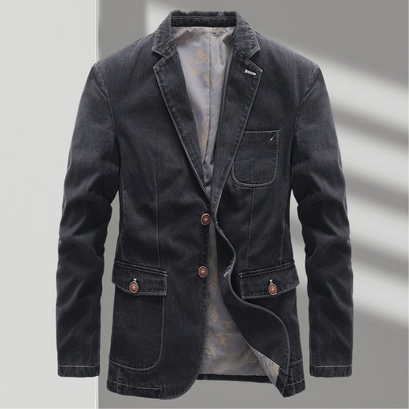 Blazer de algodón chic