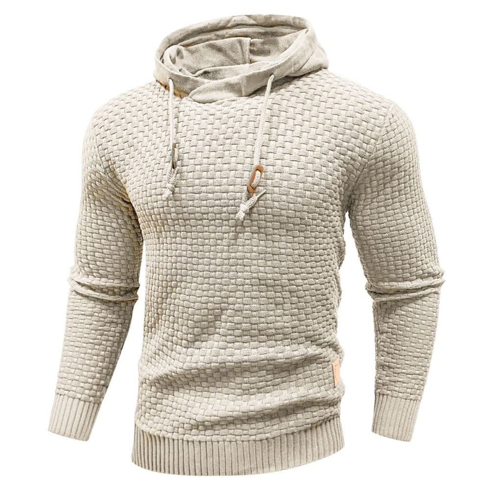 Elegante sudadera con capucha para hombre