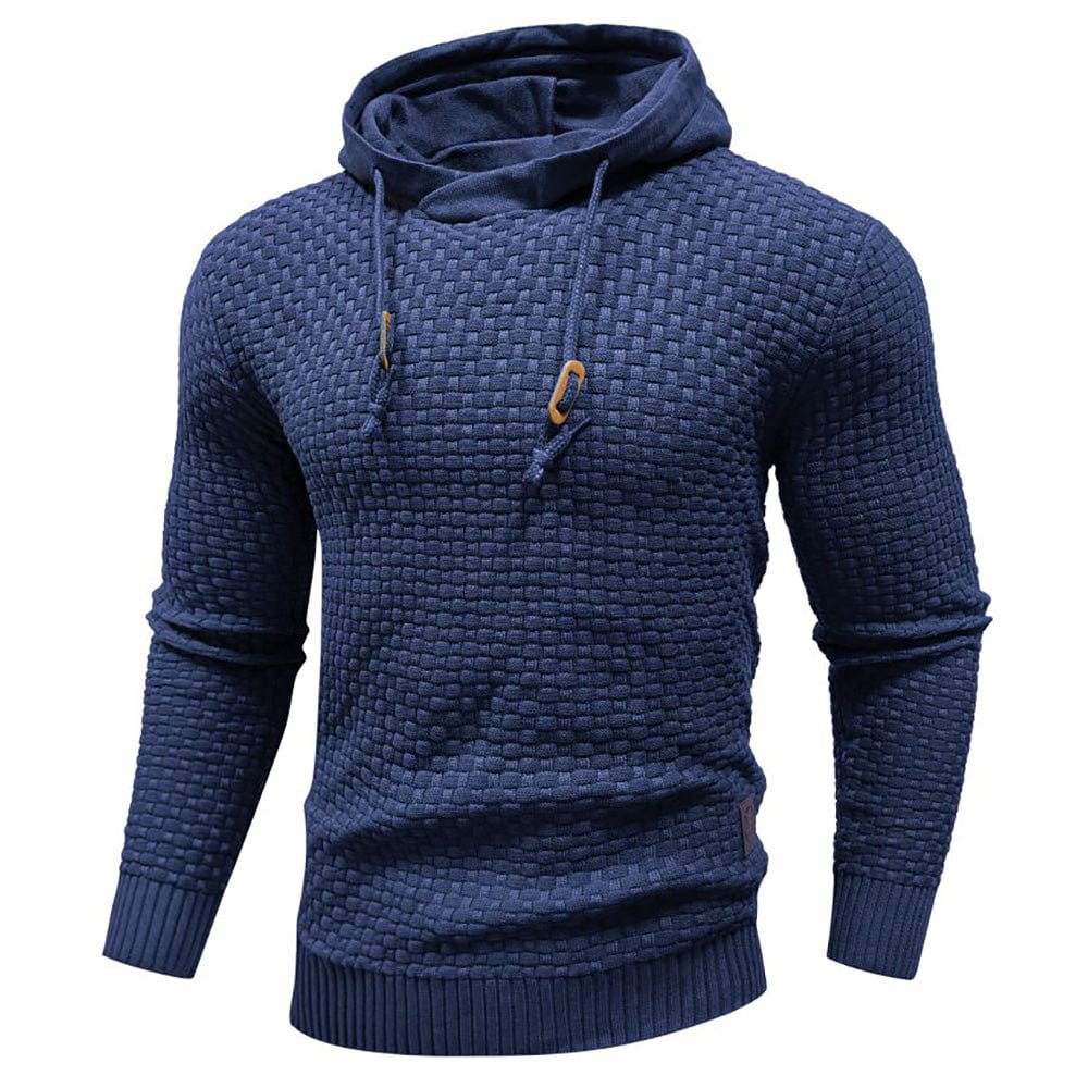 Elegante sudadera con capucha para hombre