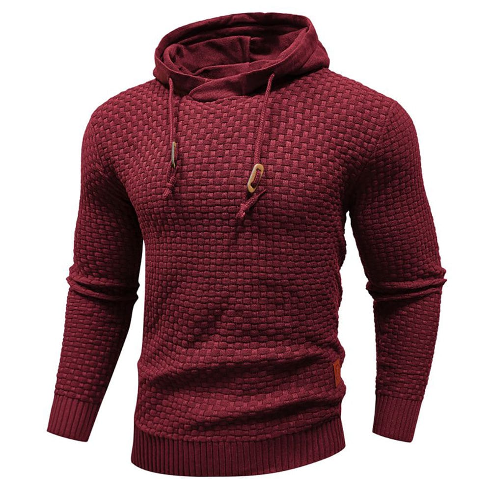 Elegante sudadera con capucha para hombre