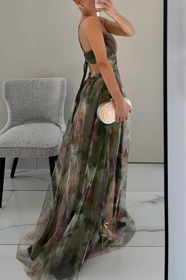 Elegante vestido largo