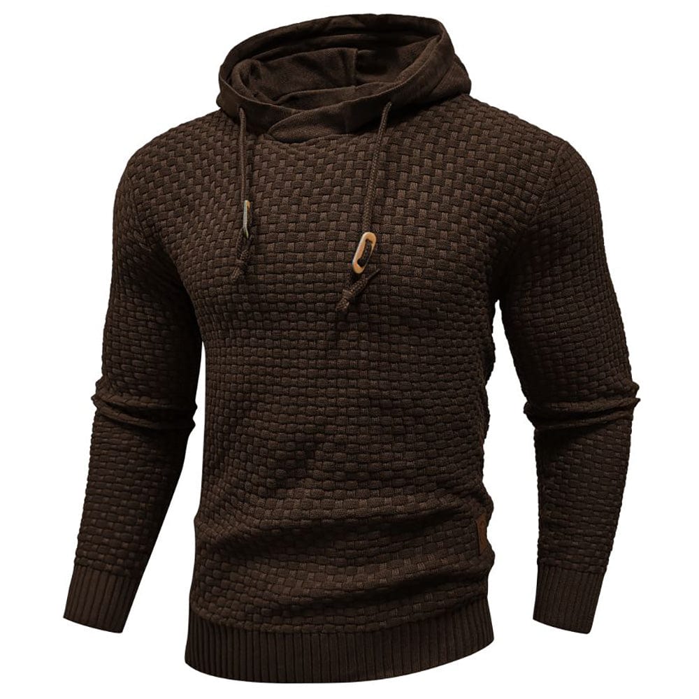 Elegante sudadera con capucha para hombre