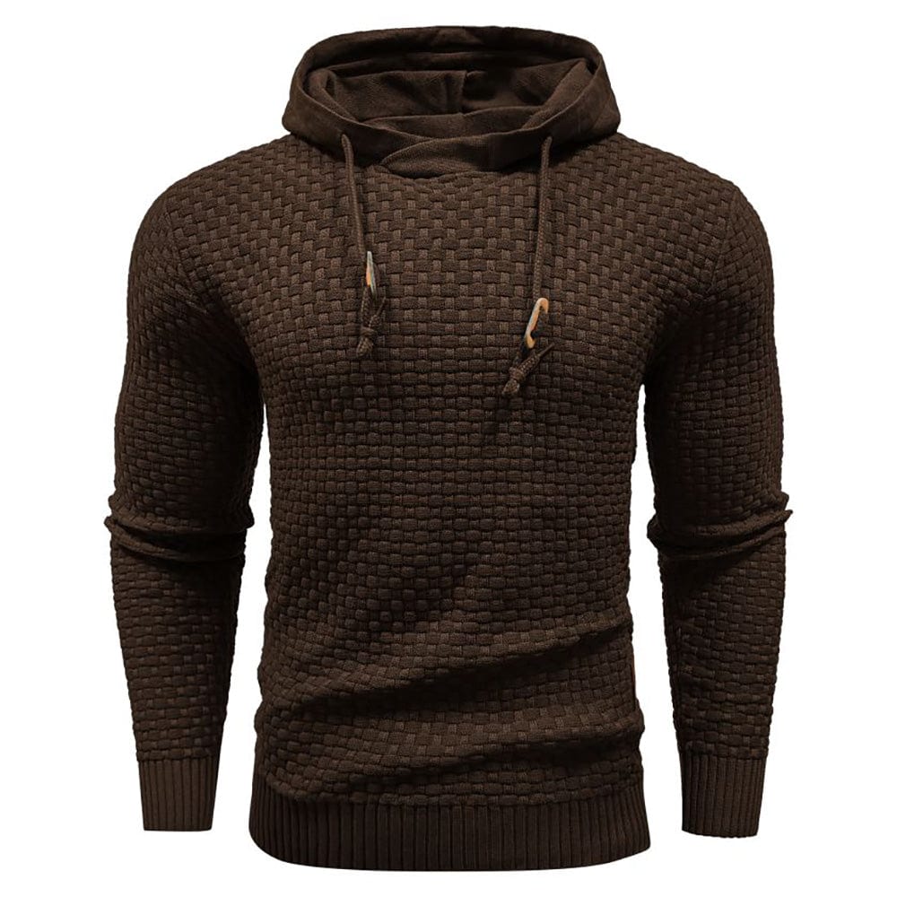 Elegante sudadera con capucha para hombre