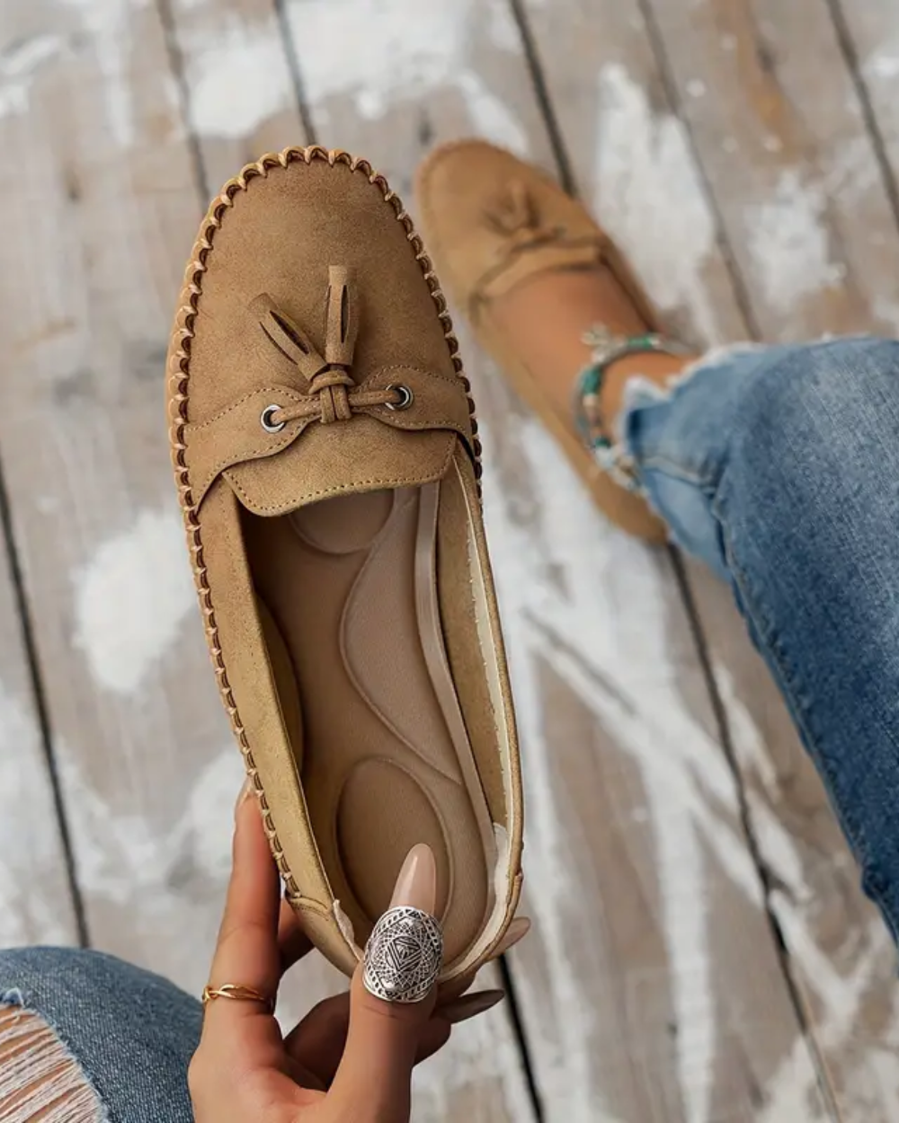 Mocasines cómodos y suaves
