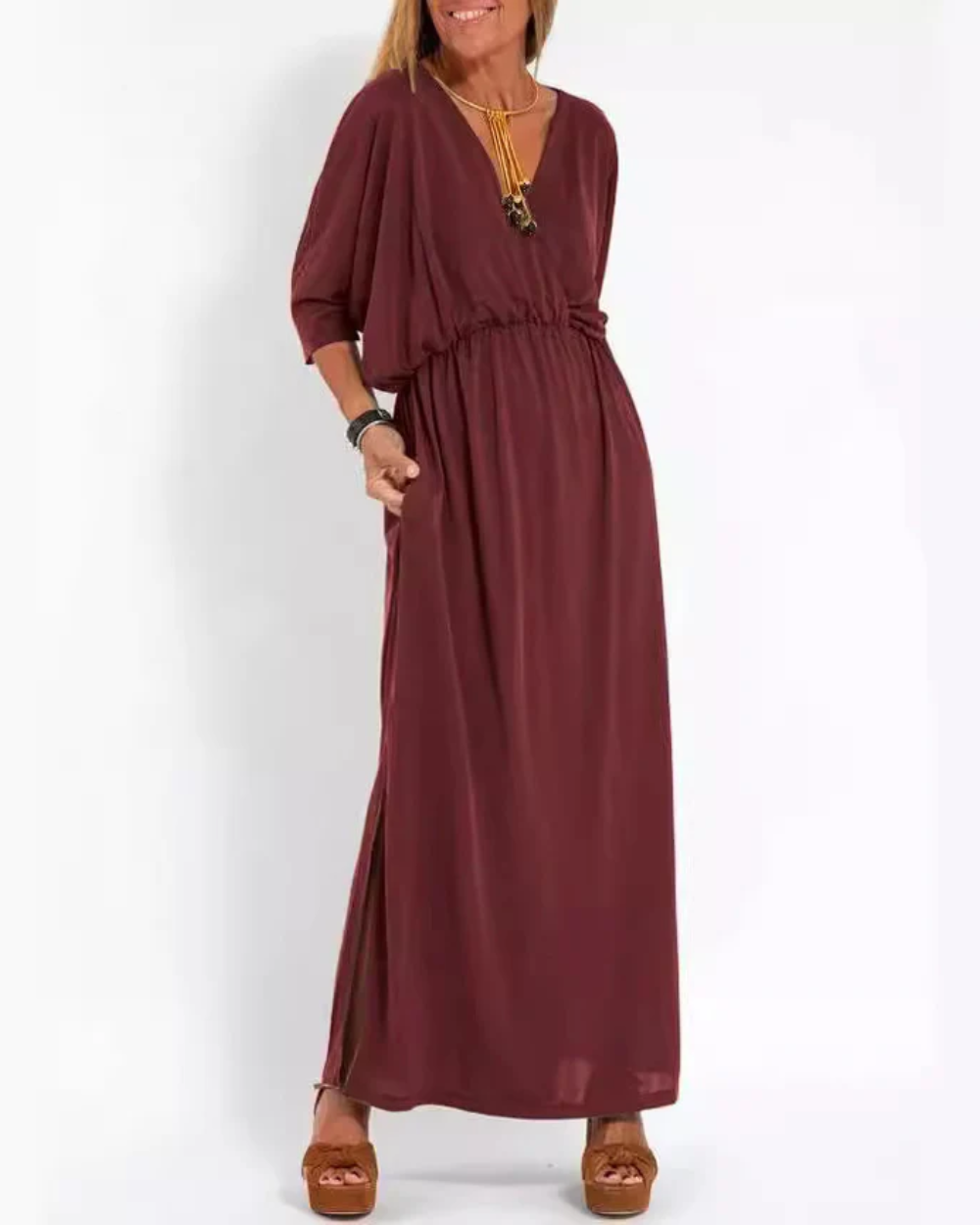 Elegante vestido de primavera