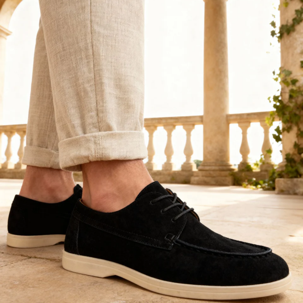 Elegantes zapatos de ante