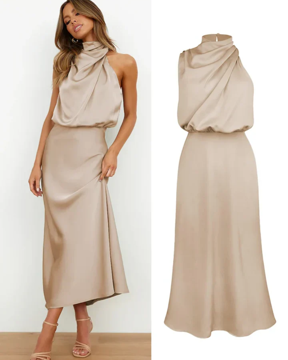Saint - Tropez Elegante Vestido de Cóctel