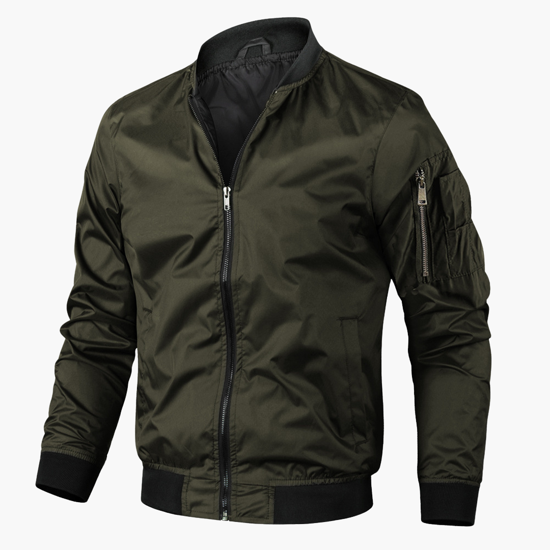 Elegante cazadora bomber
