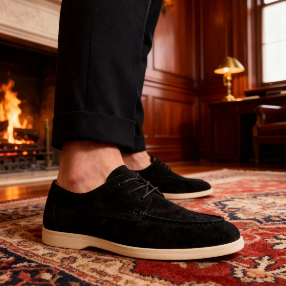 Elegantes zapatos de ante