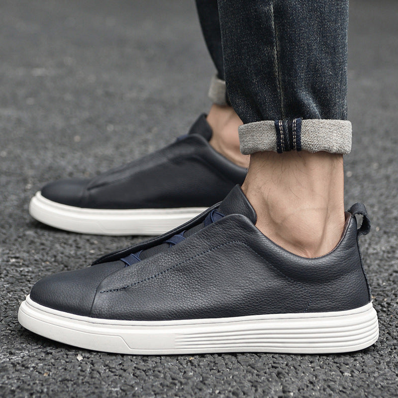 Elegantes zapatos de piel