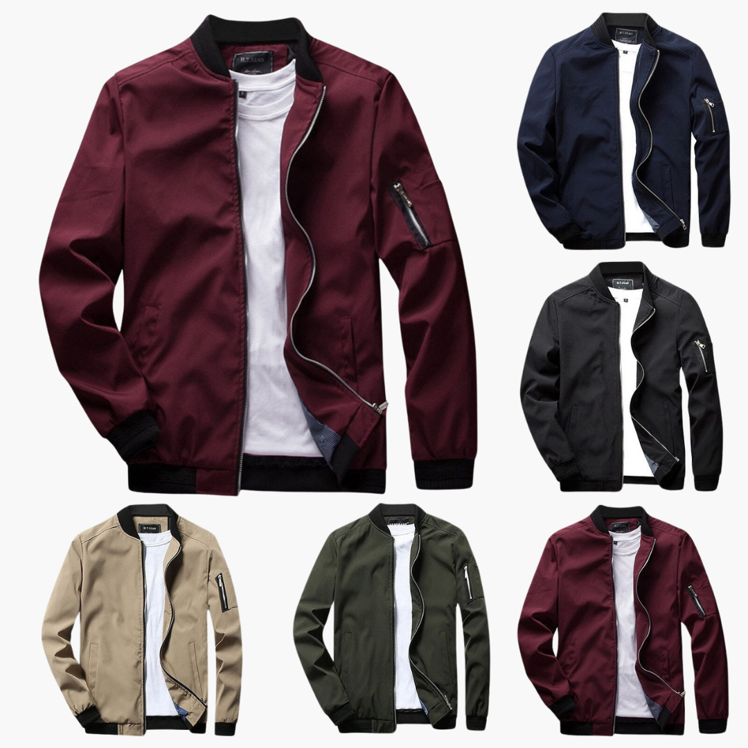 Elegante cazadora bomber