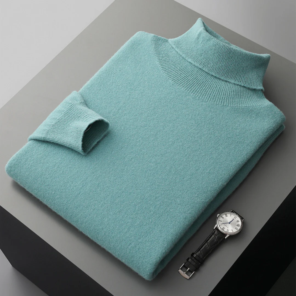 Cuello alto de lana merina Cagliari