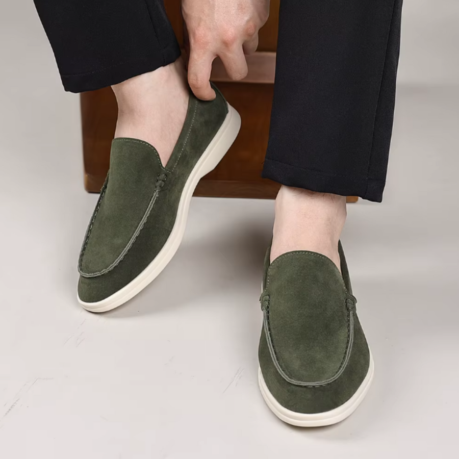 Mocasines clásicos de ante