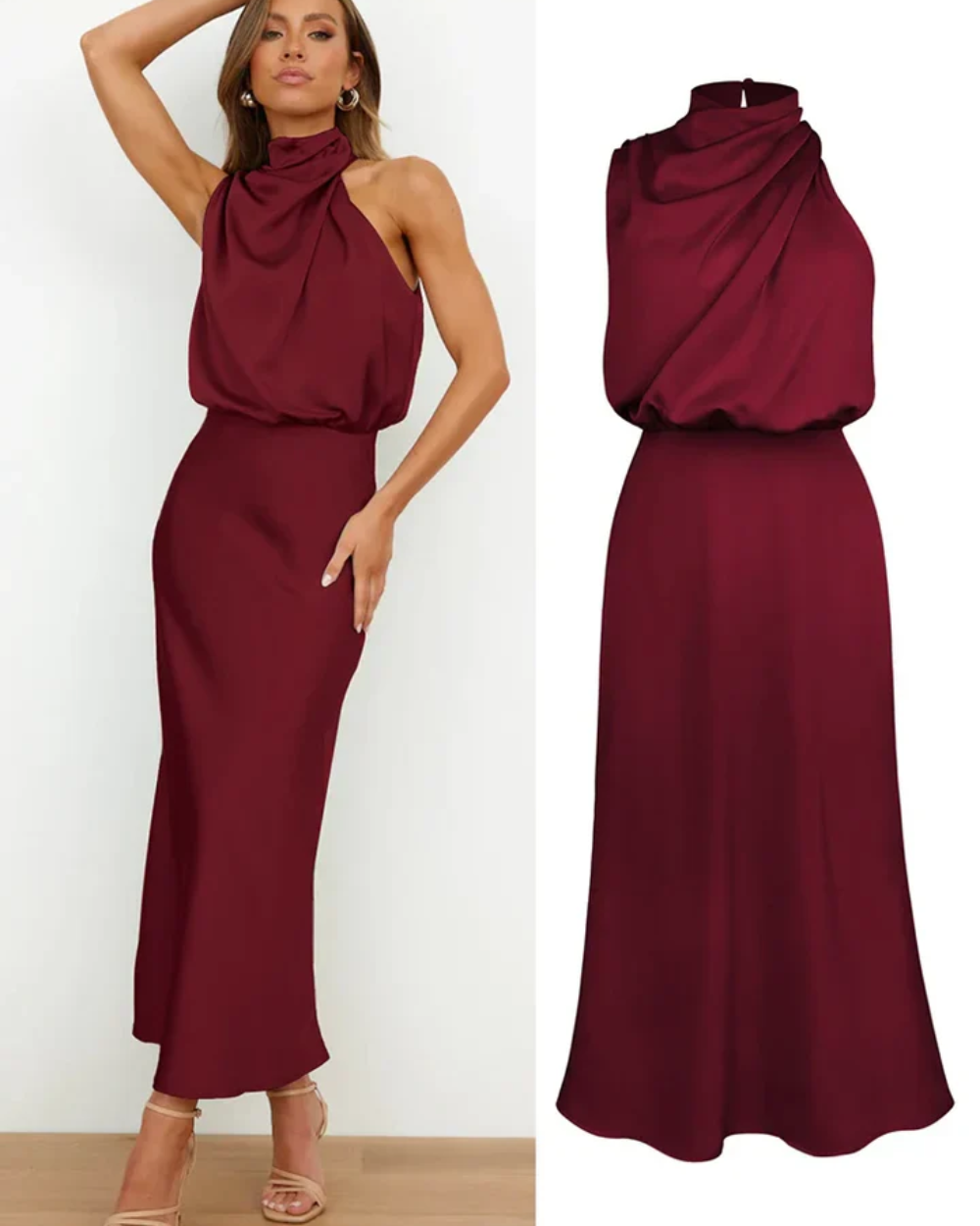 Saint - Tropez Elegante Vestido de Cóctel