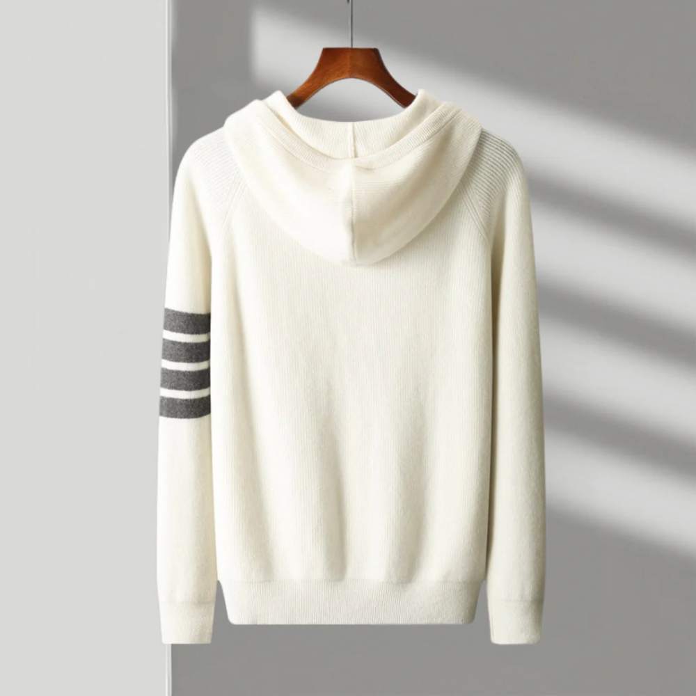 Sudadera con capucha de lana merina Arezzo