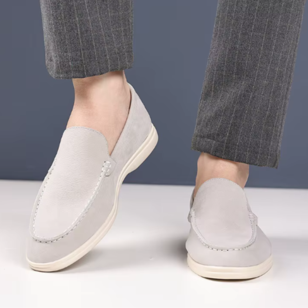 Mocasines clásicos de ante