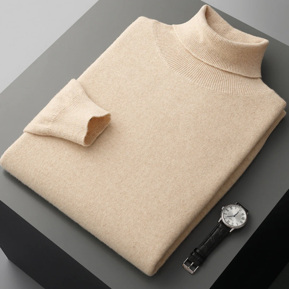 Cuello alto de lana merina Cagliari