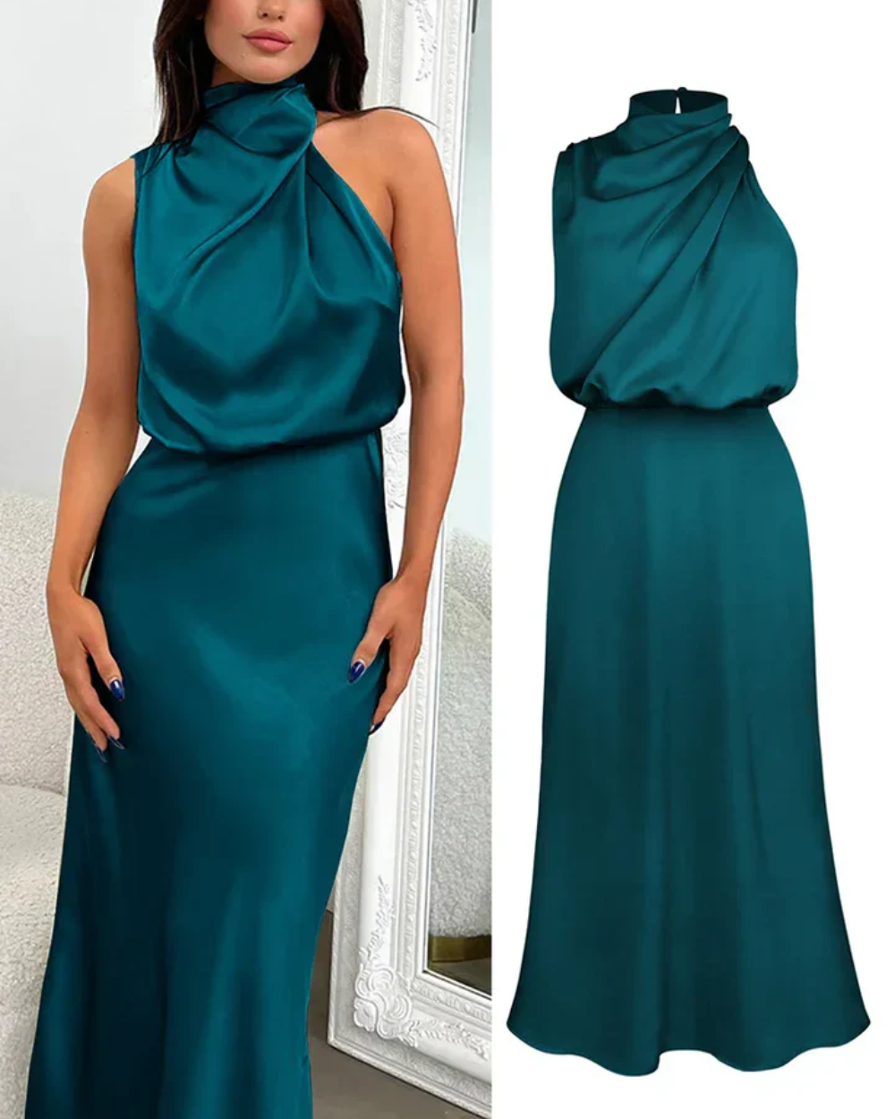 Saint - Tropez Elegante Vestido de Cóctel