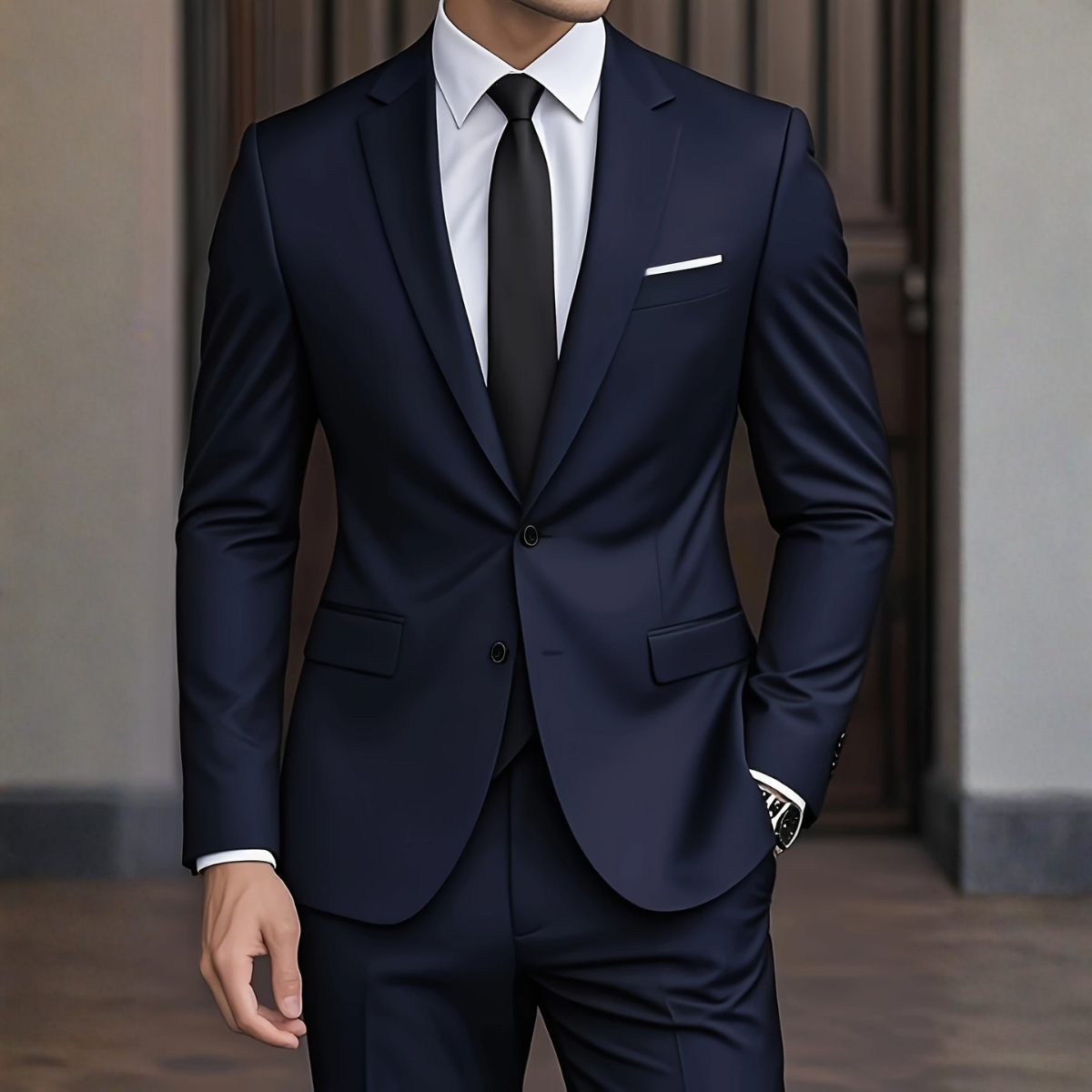 Traje elegante para hombre