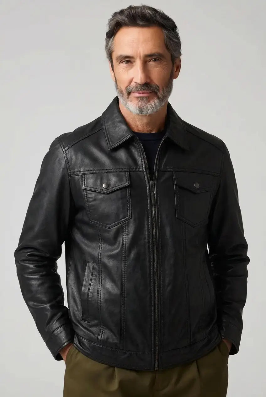 Givalli - Elegante chaqueta de piel