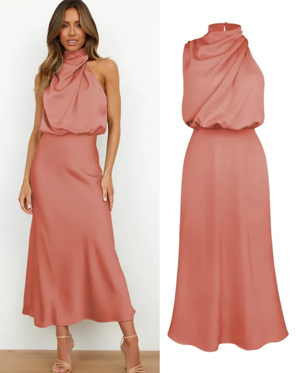 Saint - Tropez Elegante Vestido de Cóctel