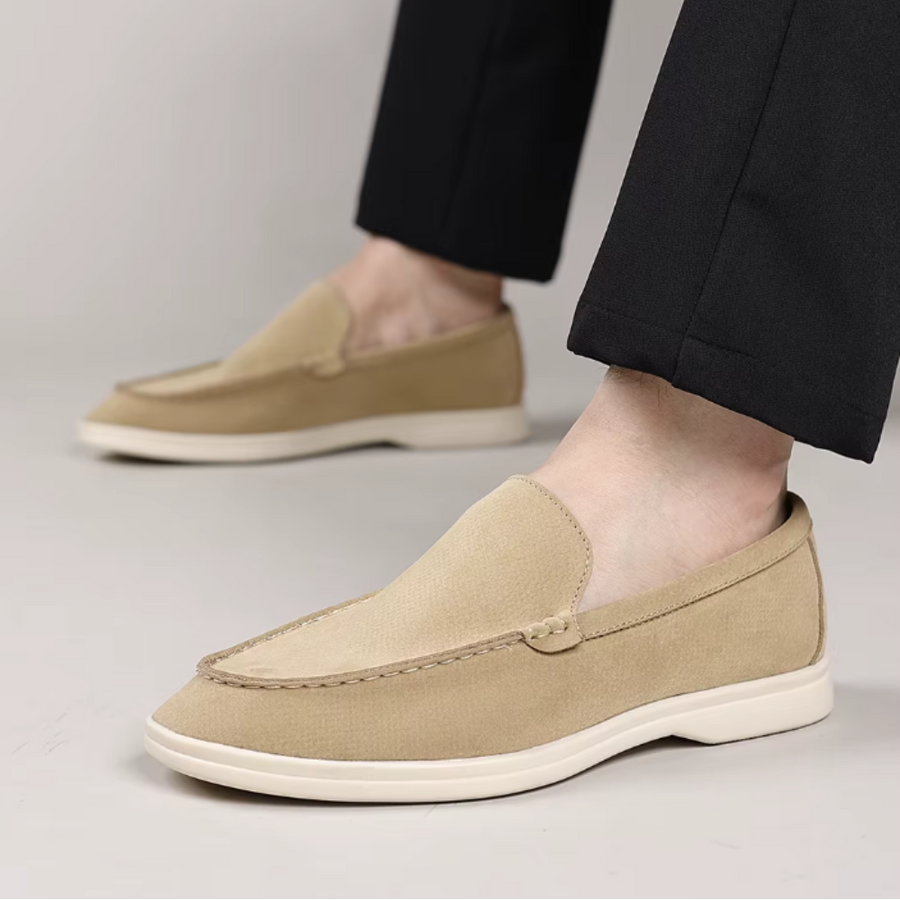 Mocasines clásicos de ante