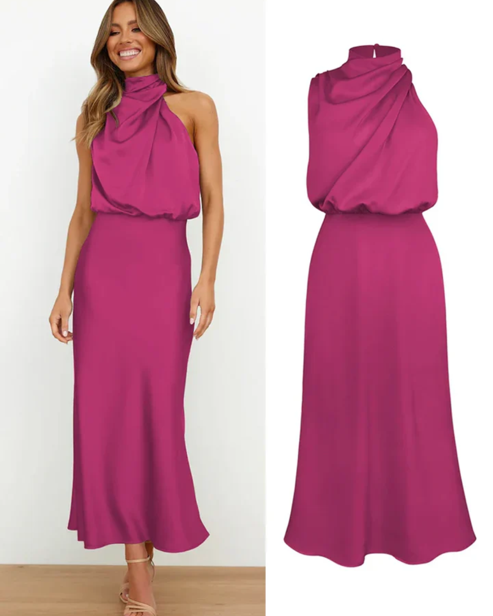 Saint - Tropez Elegante Vestido de Cóctel