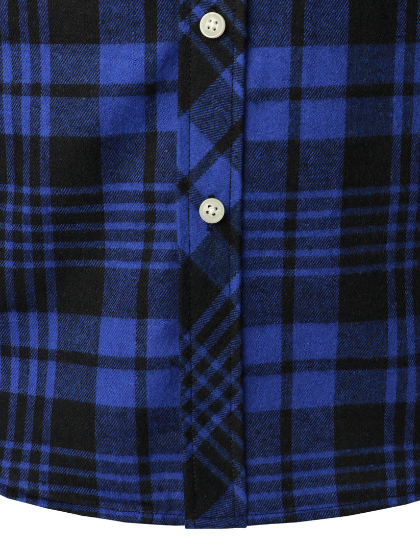 Elegante camisa de cuadros