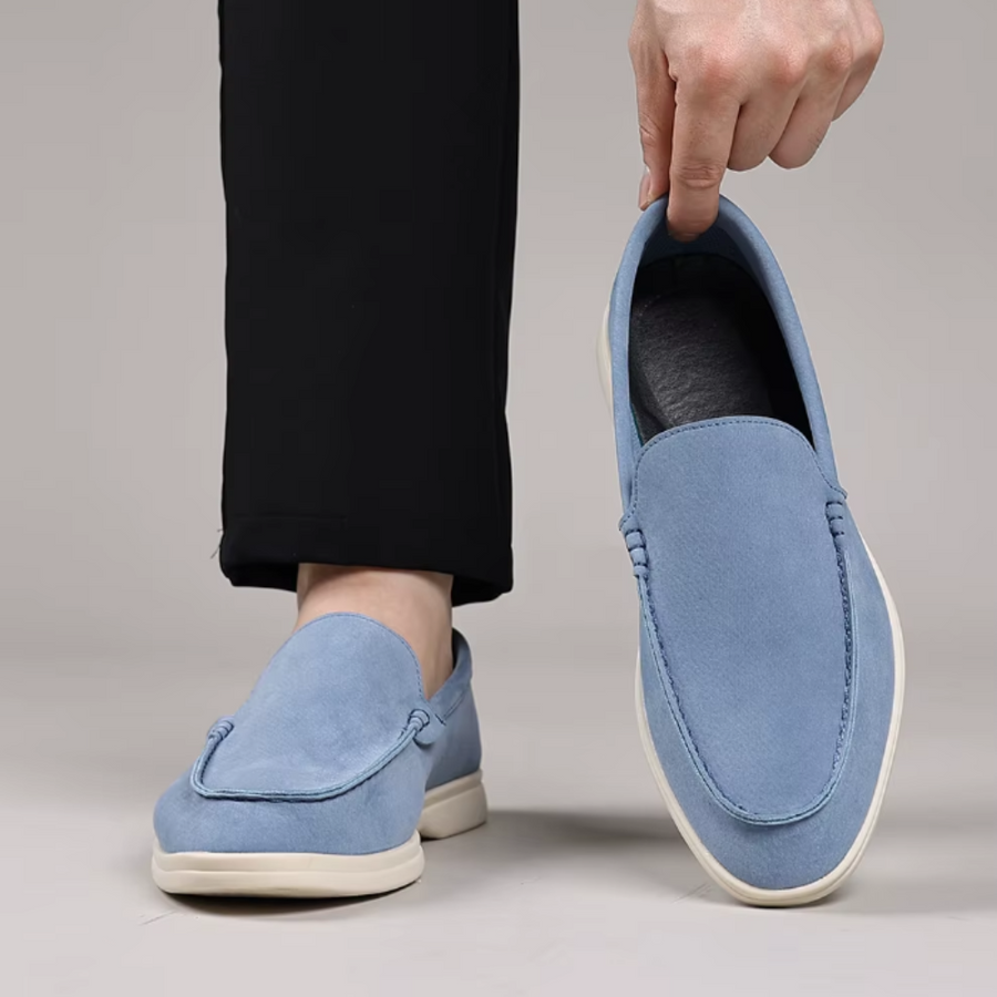 Mocasines clásicos de ante