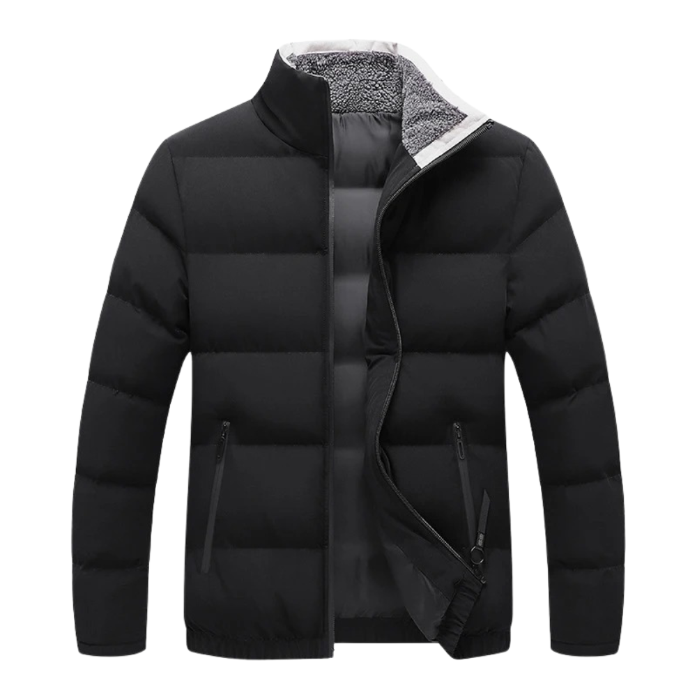 Chaqueta de invierno con cuello alto