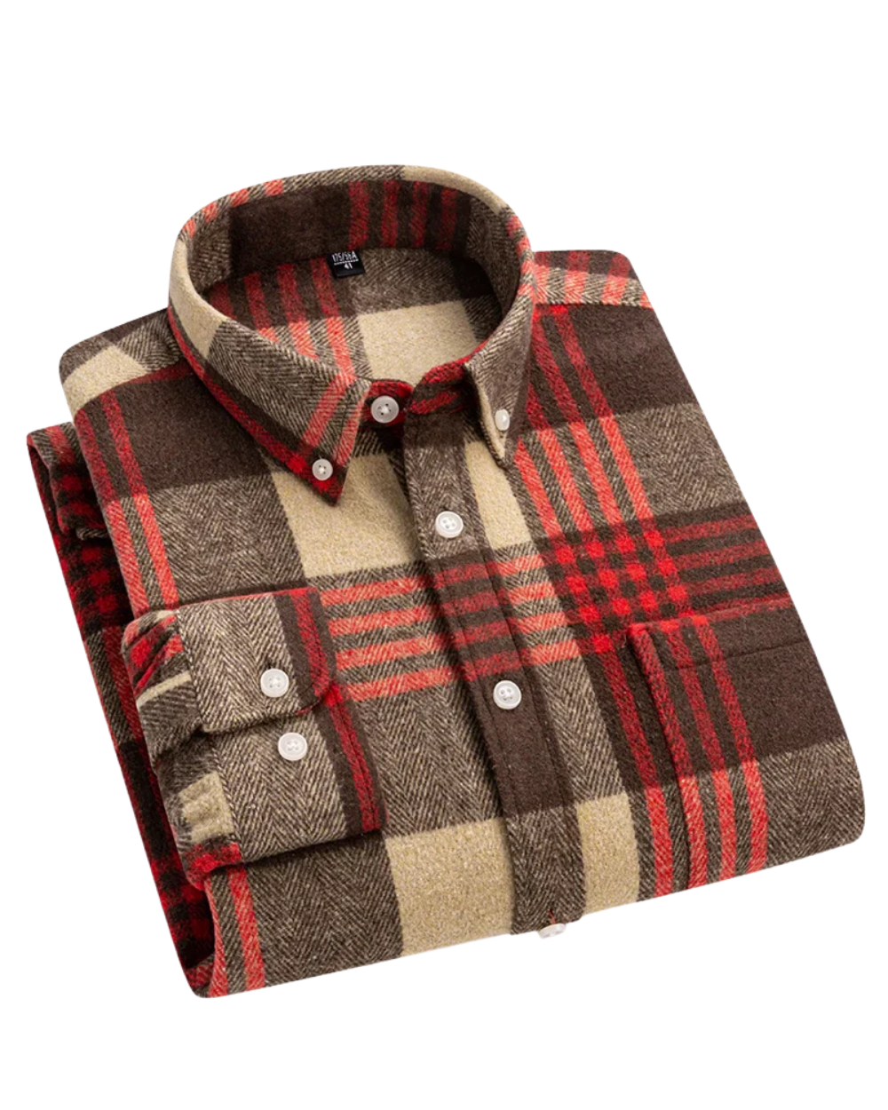 Camisa de cuadros de algodón