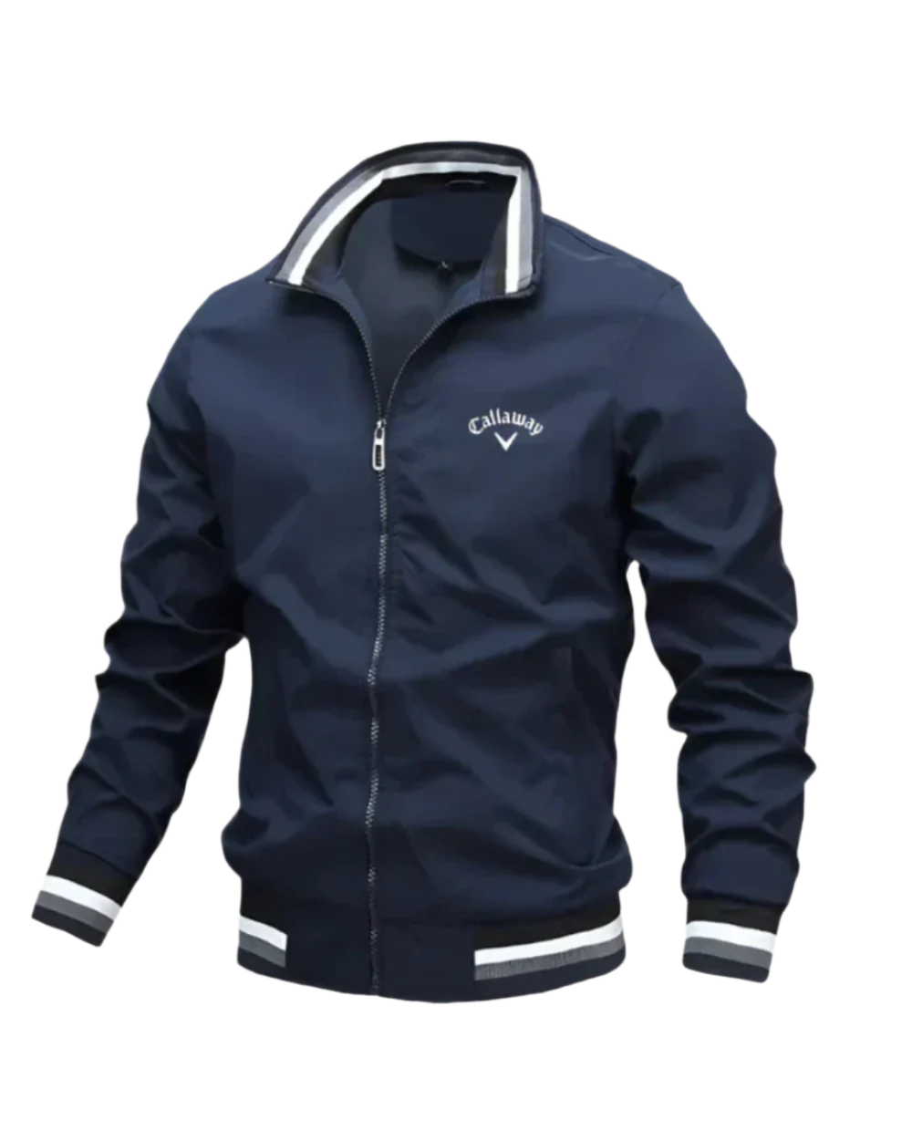 Chaqueta informal con cremallera