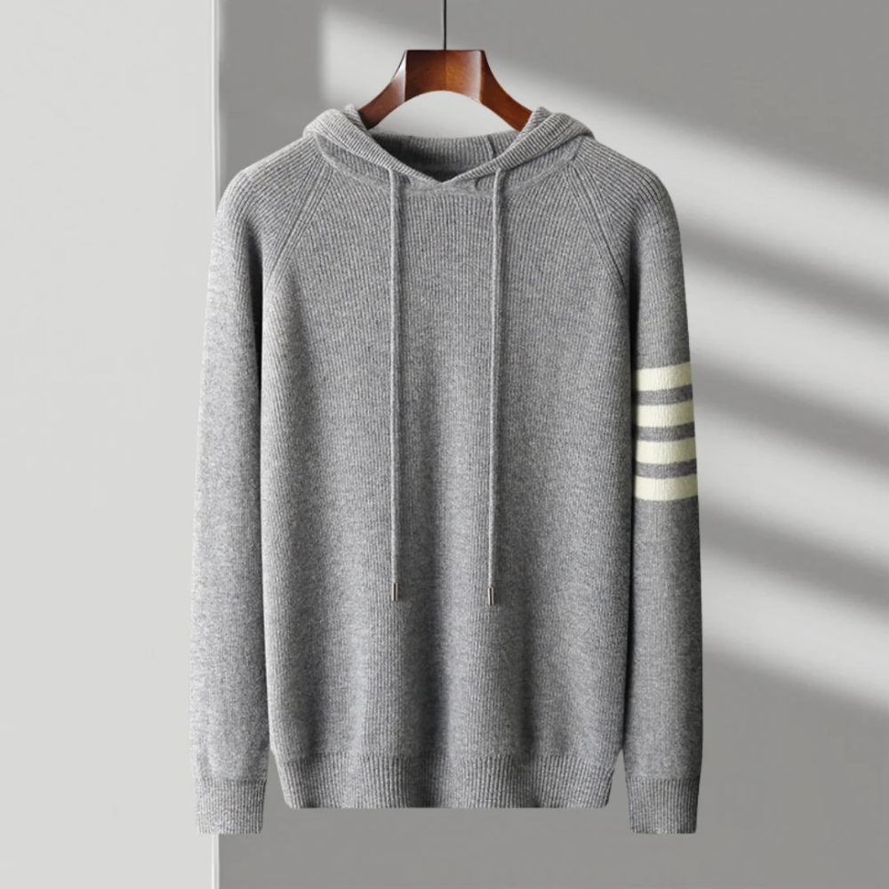 Sudadera con capucha de lana merina Arezzo