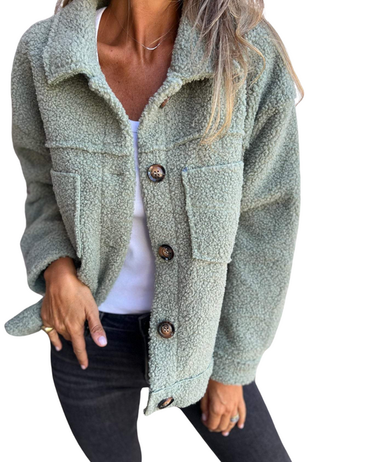 Cálida chaqueta corta de primavera