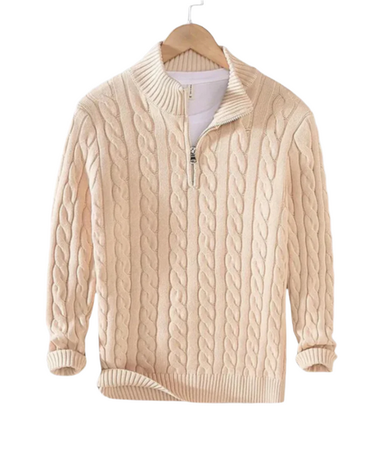 Sudadera con media cremallera Pietro