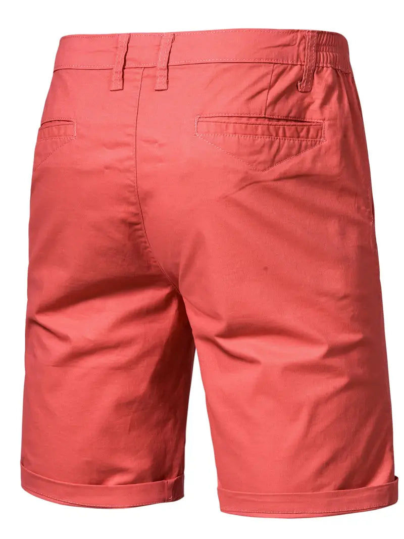 Elegantes pantalones cortos de algodón