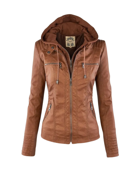 Chaqueta de piel vegana