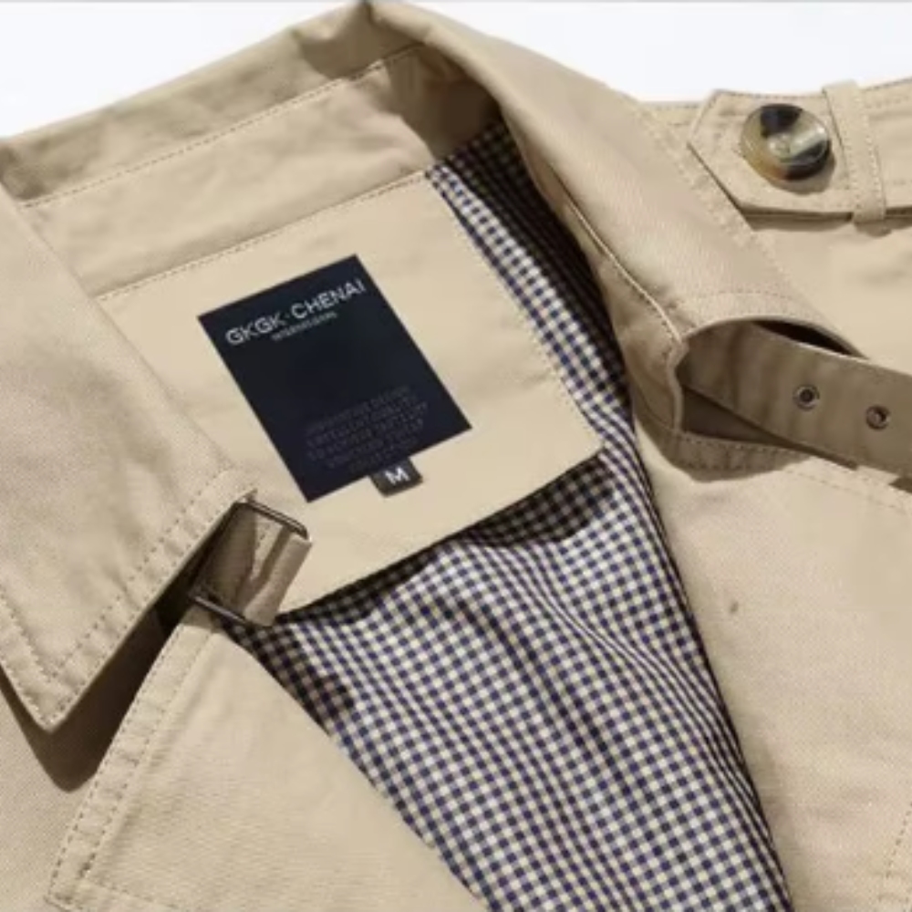 Chaqueta de algodón cortaviento