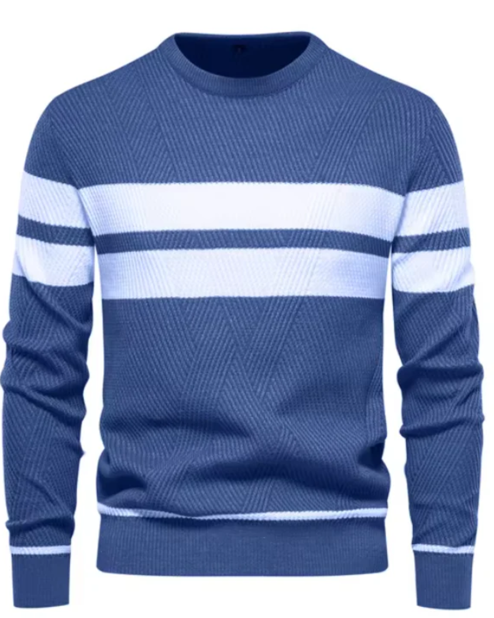 Elegante jersey de hombre con rayas