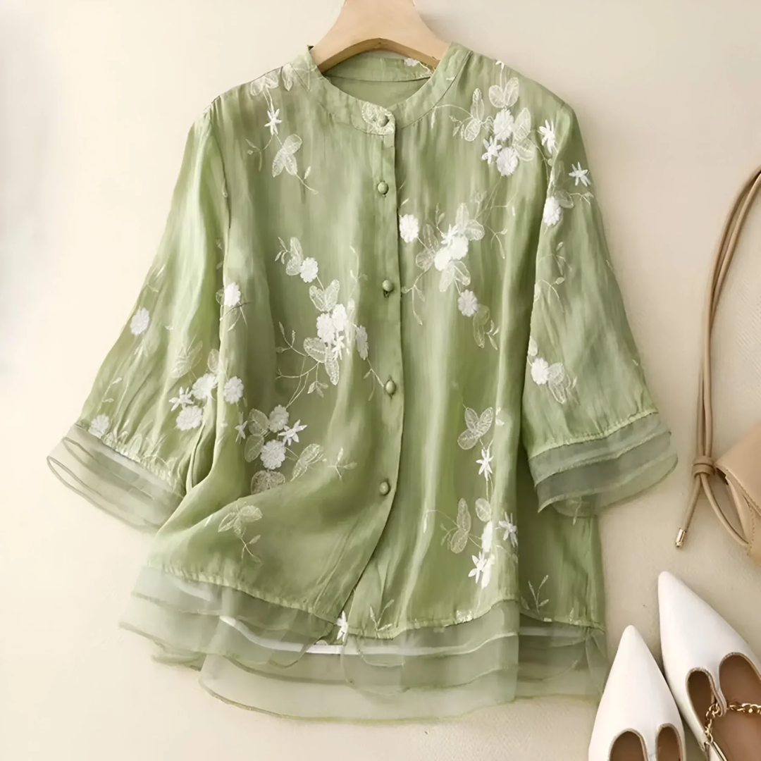 Blusa floral para mujer