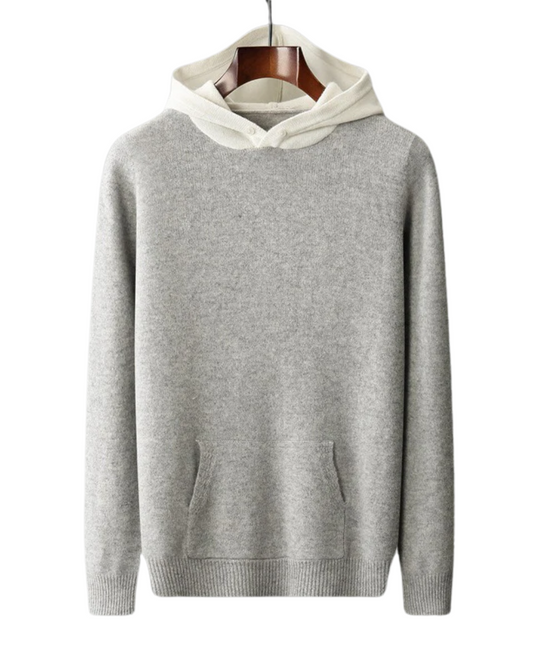 Sudadera con capucha de lana merina Nova