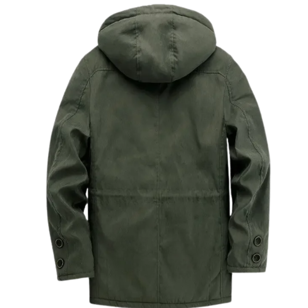 Elegante chaqueta acolchada para exteriores