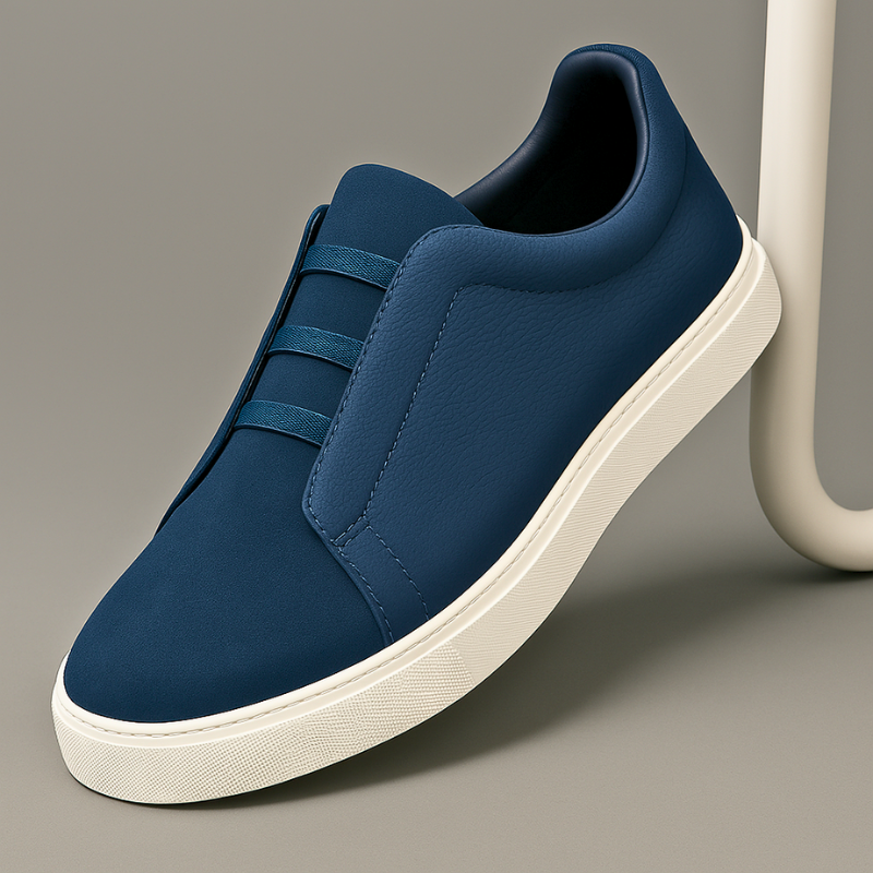 Zapatillas de piel de primera calidad