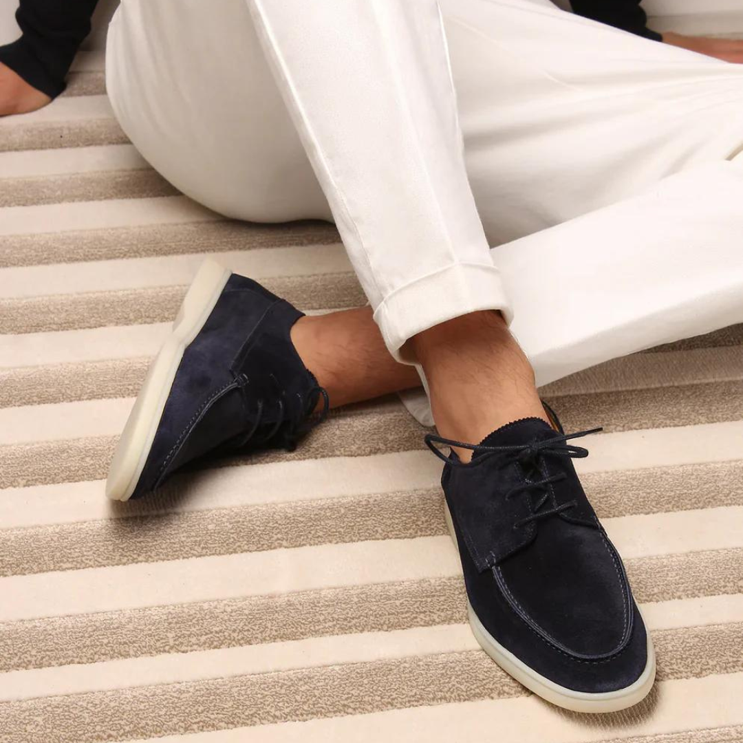 Zapatos de negocios de gamuza