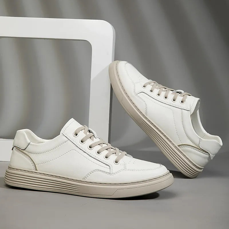 Elegantes zapatos de piel