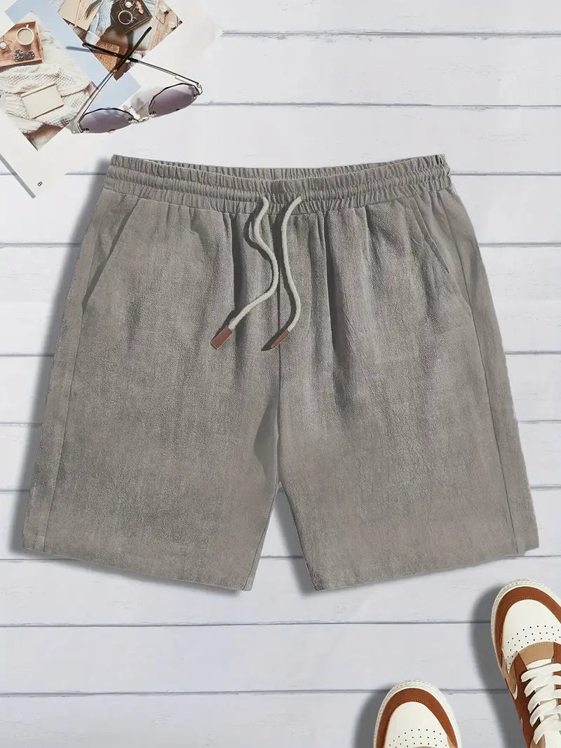 Pantalones cortos de lino