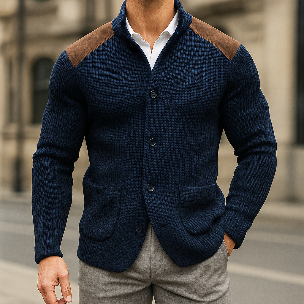 Elegante blazer de punto