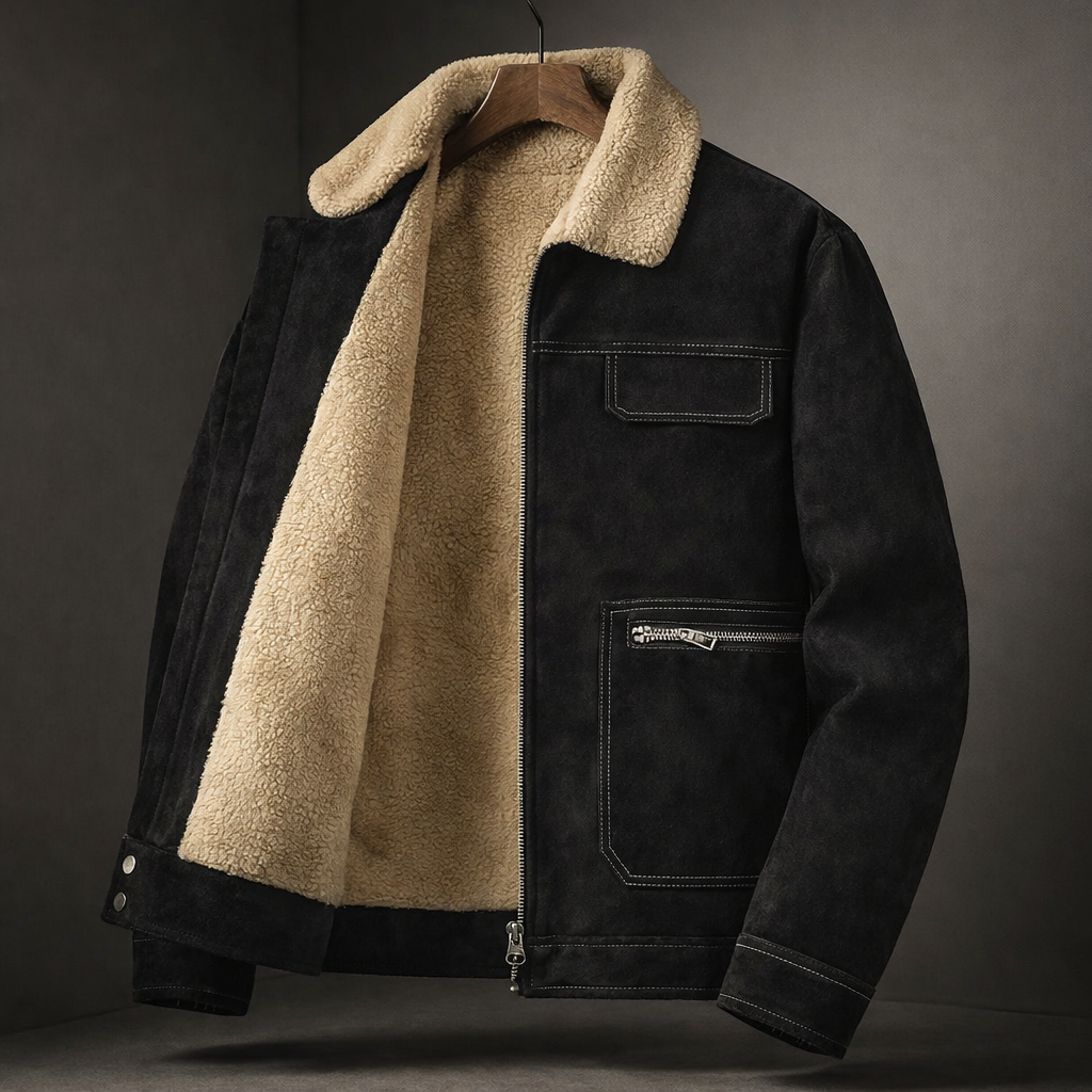 Elegante chaqueta polar