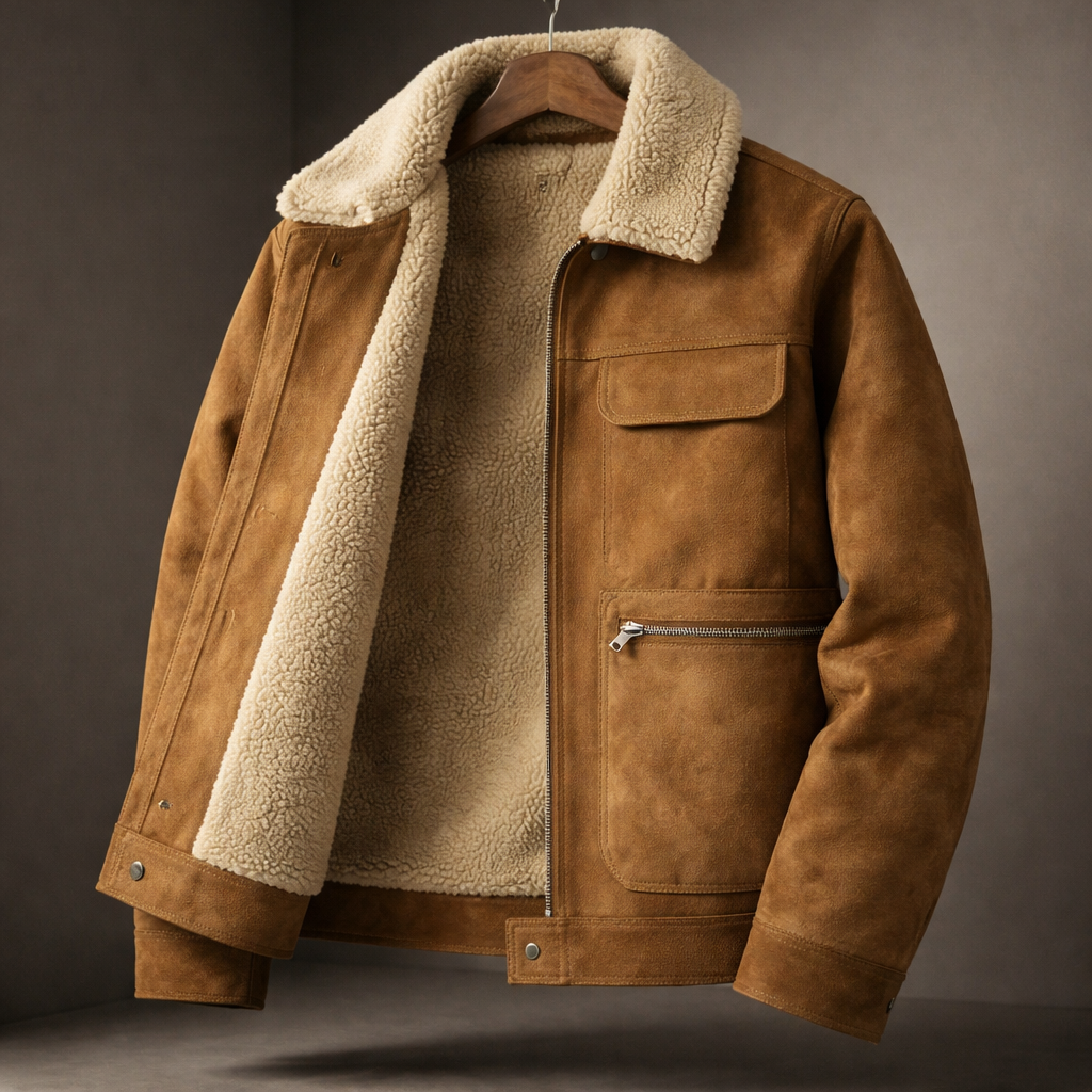 Elegante chaqueta polar