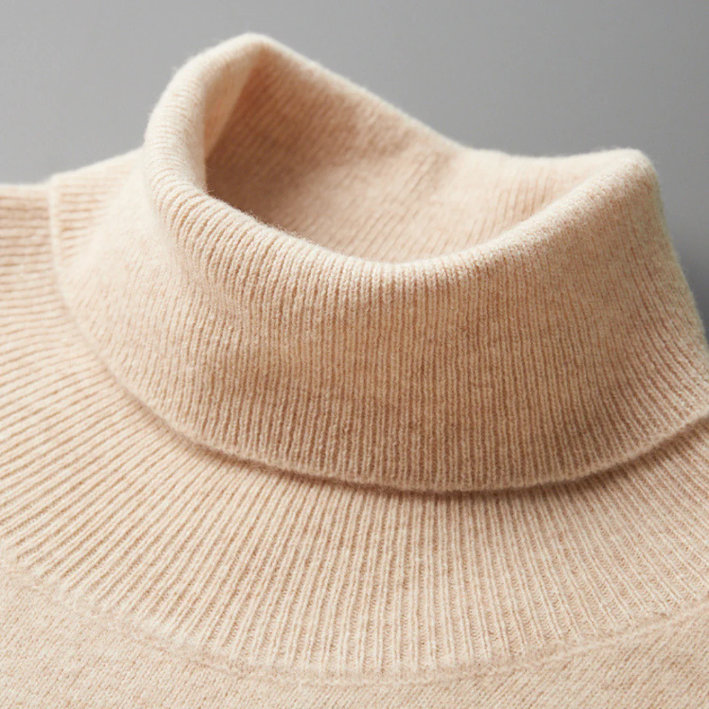 Cuello alto de lana merina Cagliari